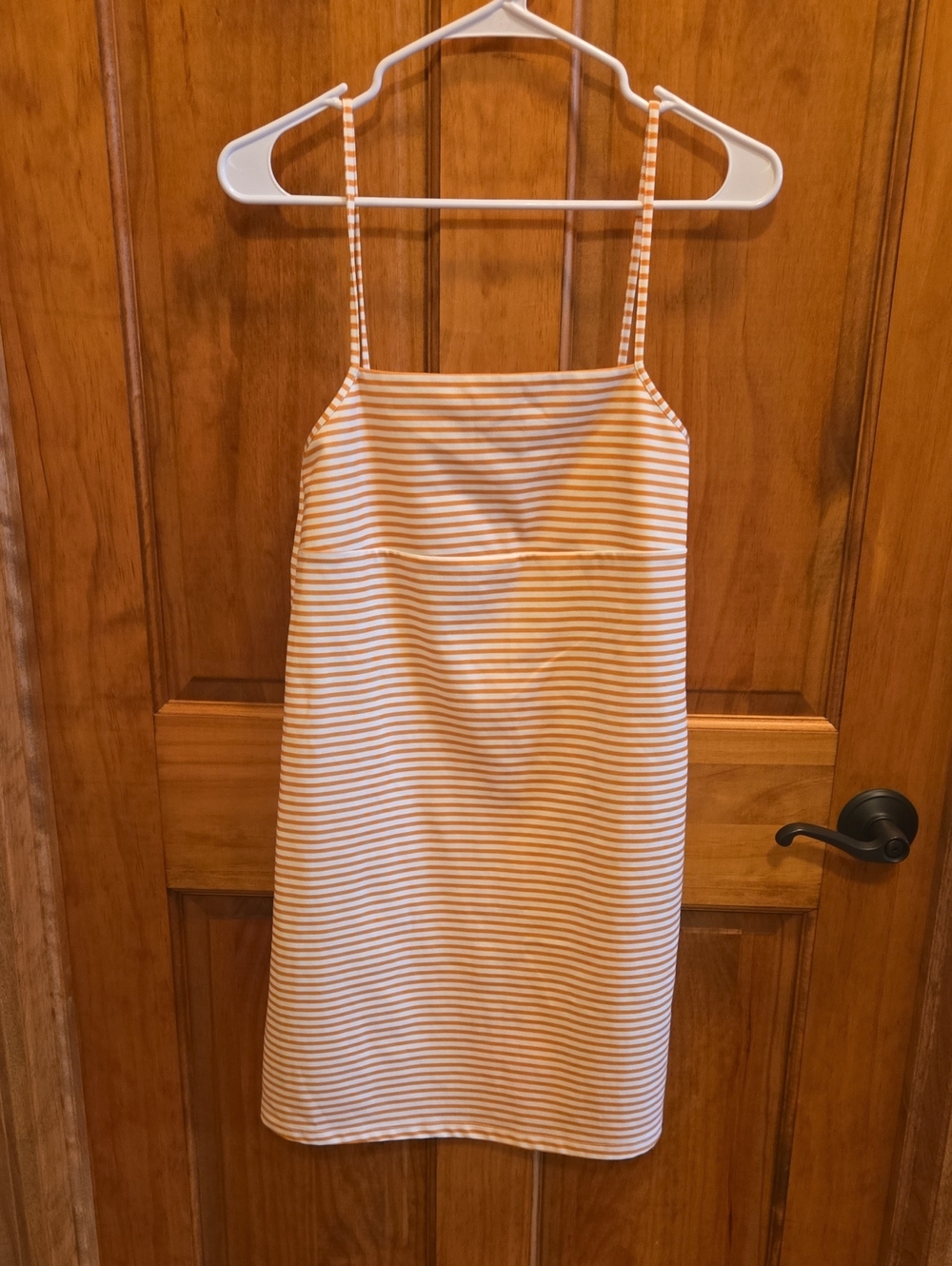 Zara Striped Spaghetti Strap Mini Dress